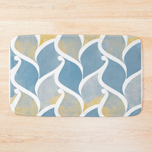 Item preview, Abstraction pattern. Blue and yellow geometric pattern. designed and sold by Harmonysens.