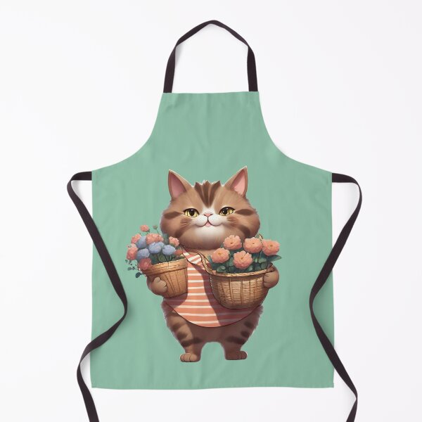 Item preview, Chubby Florist Kitty Cat designed and sold by Keffy.