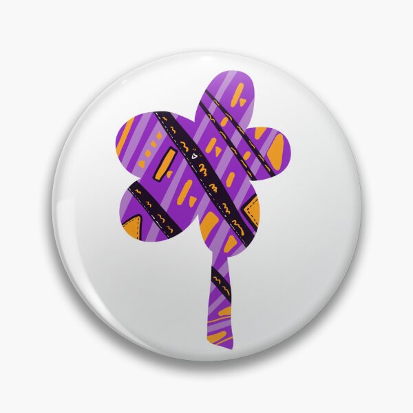 Item preview, The Ribbon Purple Flower designed and sold by Saladeis-draw.