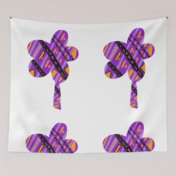 Item preview, The Ribbon Purple Flower designed and sold by Saladeis-draw.