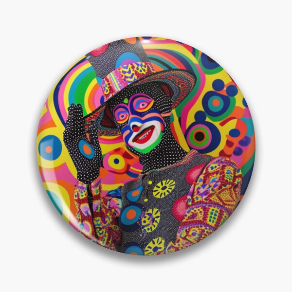 Item preview, Psychedelic Elegance - Vivid Colorburst Machine Elf designed and sold by Nicholas Panek.