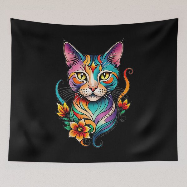 Item preview, Shibori cat #3 designed and sold by George Michael.