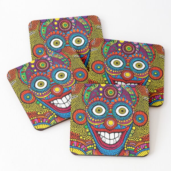 Item preview, Mystical Visionary - Psychedelic Machine Elf Art Print designed and sold by Nicholas Panek.