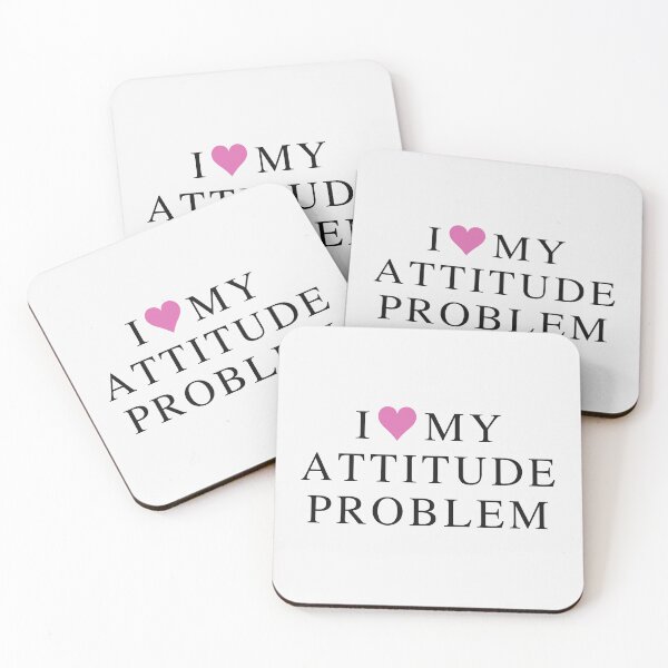 Item preview, I LOVE MY ATTITUDE PROBLEM designed and sold by skatedaily.