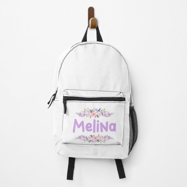 Item preview, Purple Flower Melina Name Label designed and sold by NormadWorld.