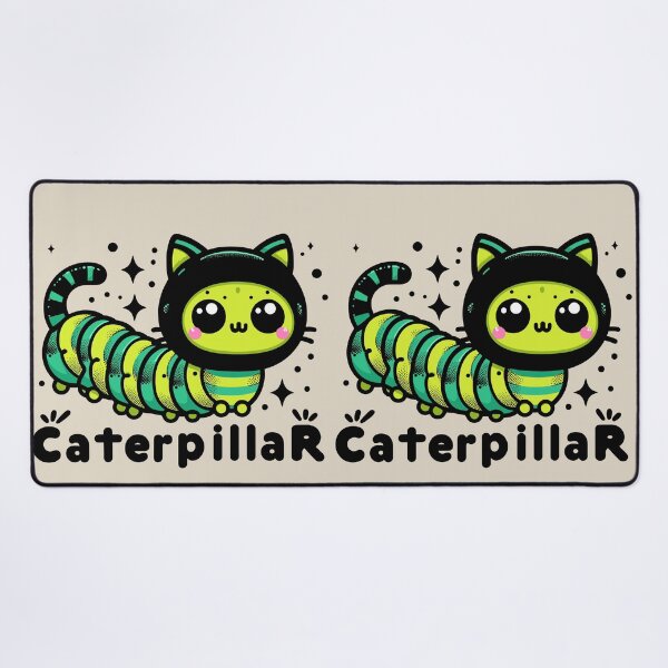 Item preview, Cute Cat Caterpillar Hybrid Pun designed and sold by SubtleSplit.