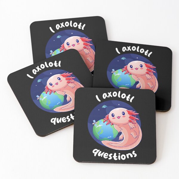Item preview, I axolotl questions - cream (on dark colors) designed and sold by messy-nessie.