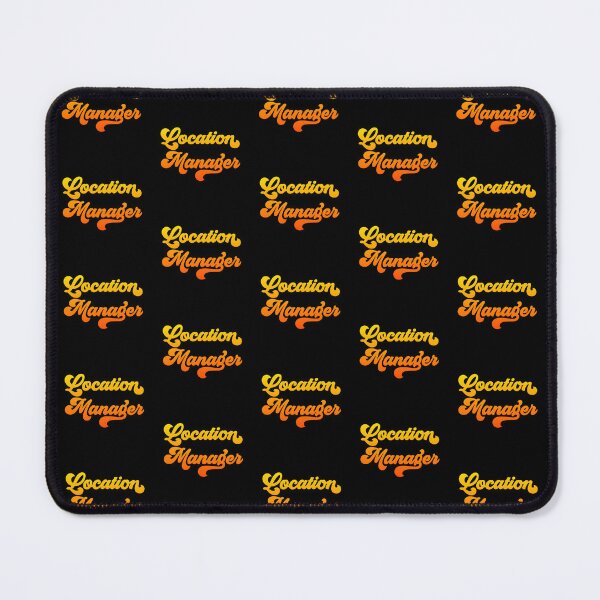 Aperçu de l'œuvre Groovy Location Manager - Dégradé Orange Feu créée et vendue par NermilioDesigns.