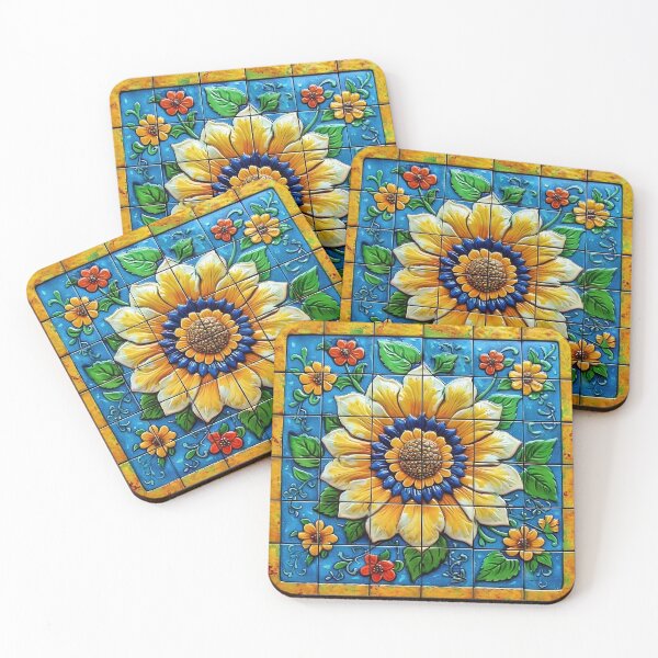 Item preview, Mosaic of the Sunflower designed and sold by stevepmp.