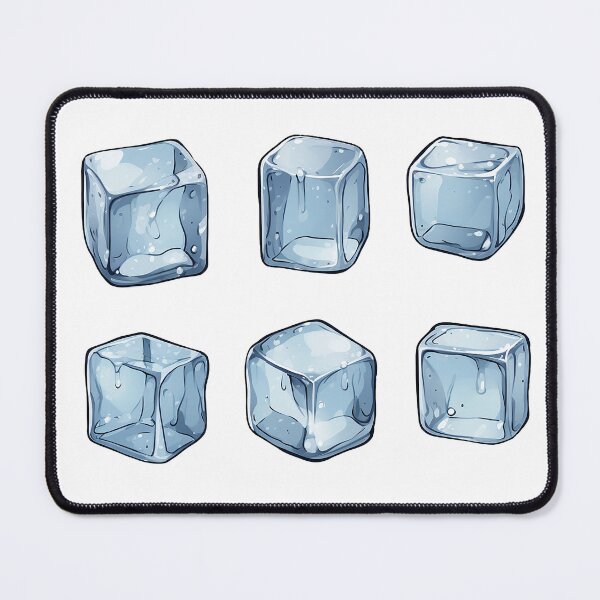 Item preview, Cartoon Ice Cube Sticker Pack/Pattern designed and sold by Ashburnsmum2018.