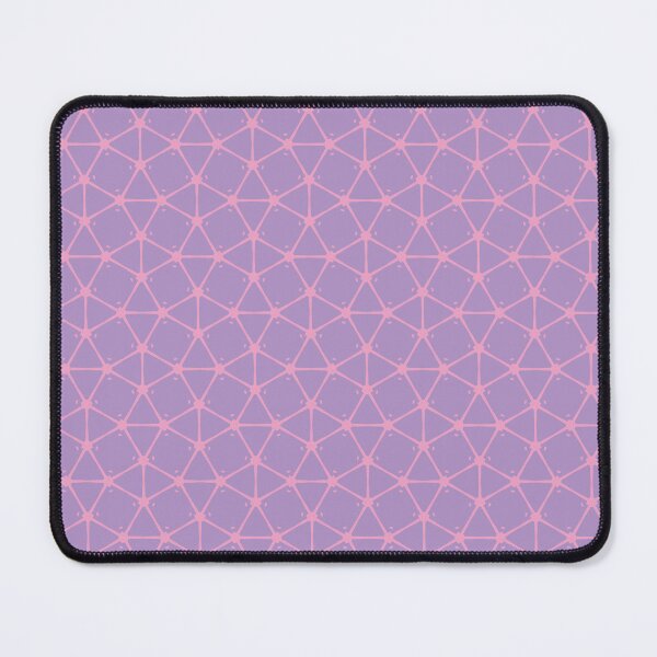 Aperçu de l'œuvre Motif répétitif unique carré triangle rose et violet créée et vendue par IntoClearWater.