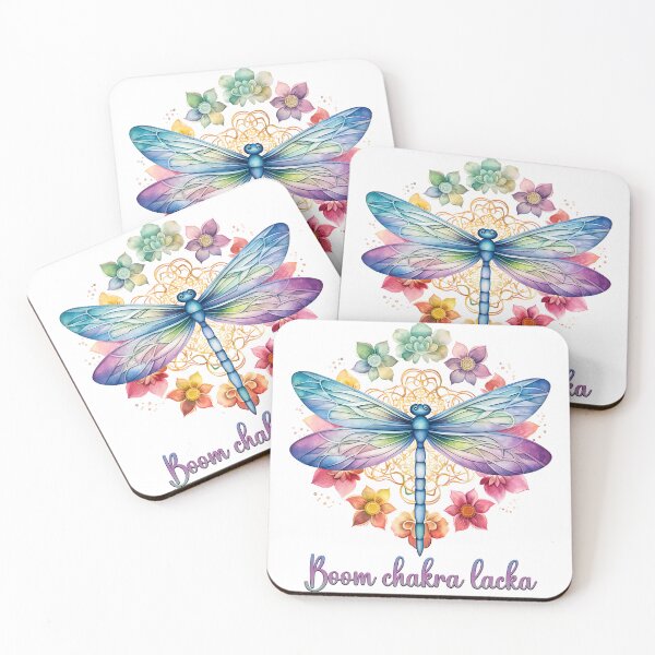 Item preview, Boom Chakra Lacka Rainbow Dragonfly Design  designed and sold by SweetlanArt.
