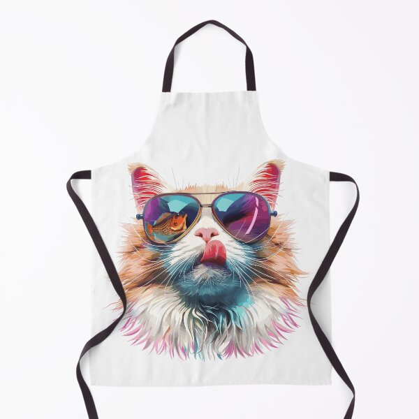 Item preview, Cool Cat Contemplating Aquatic Life designed and sold by Mark  Brown.