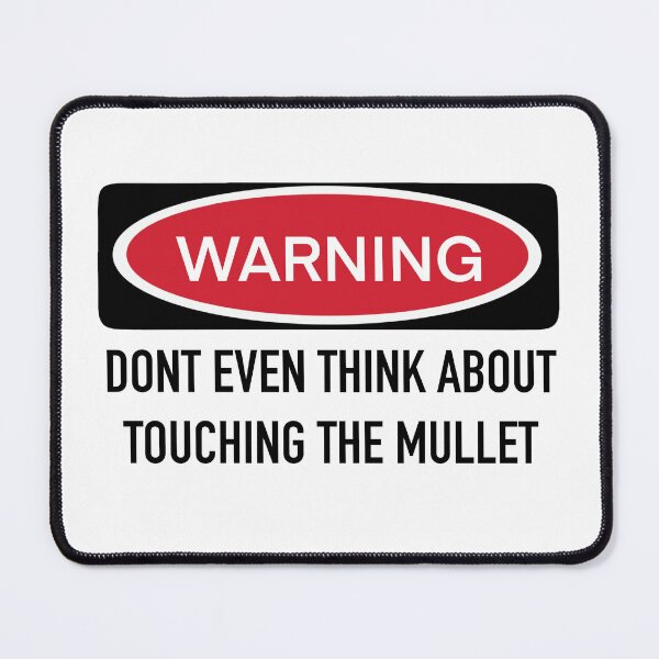Item preview, Don’t touch the mullet!  Aussie TSHIRT design designed and sold by FunkiFish.