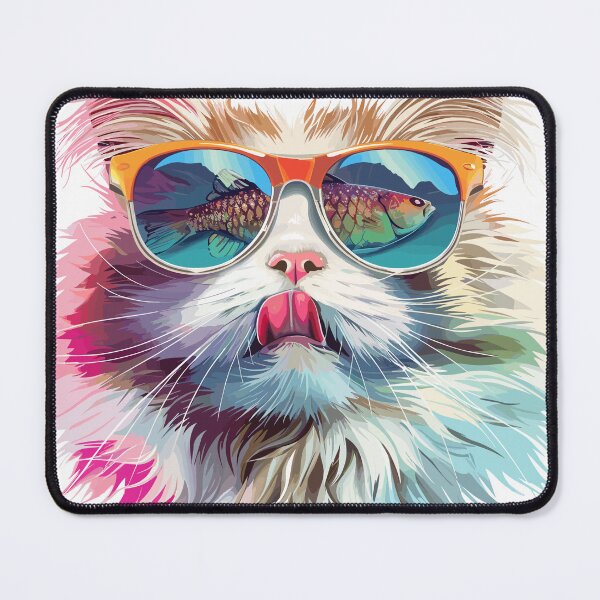 Item preview, Cat with a Vision of the Deep Blue designed and sold by Mark Brown.