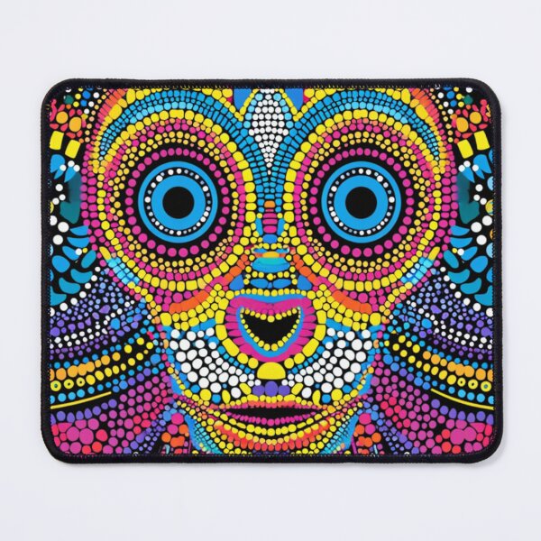 Item preview, Prismatic Primate - Vibrant Monkey Kaleidoscope Art Print designed and sold by Nicholas Panek.