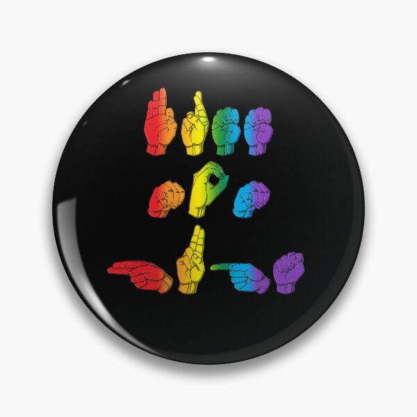 Item preview, ASL Free Mom Hugs in Rainbow LGBT Pride Colors designed and sold by TheirChoice.