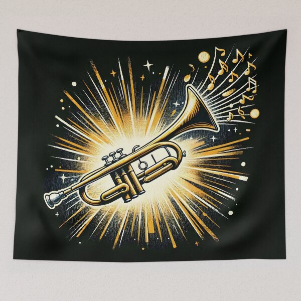 Item preview, Golden Melody: Trumpet Cartoon designed and sold by Melodic-Designs.