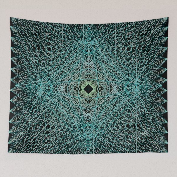 Item preview, Rectangular Pattern #4 Morph C [17078-Cyans-BB] designed and sold by LottMultimedia.