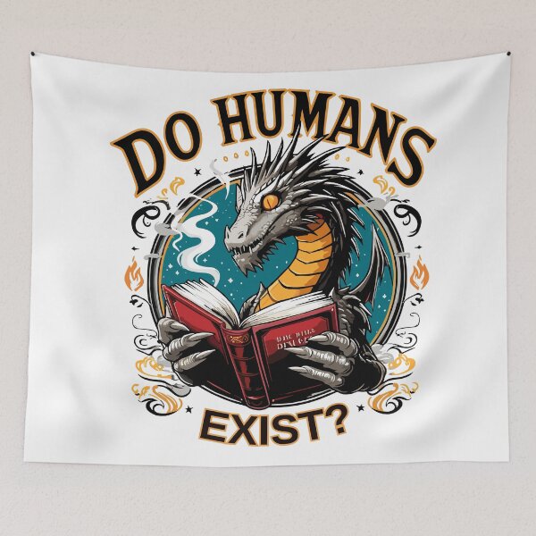 Item preview, Philosophical Dragon: Do Humans Exist? designed and sold by Designowner.
