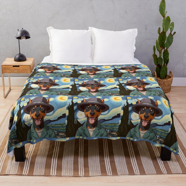 Item preview, Van Gogh Chibi Dobermann Self Portrait designed and sold by City0fDreams.