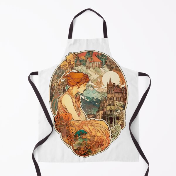 Item preview, Art Nouveau Woman In Historic Fantasy designed and sold by entwithanaxe.