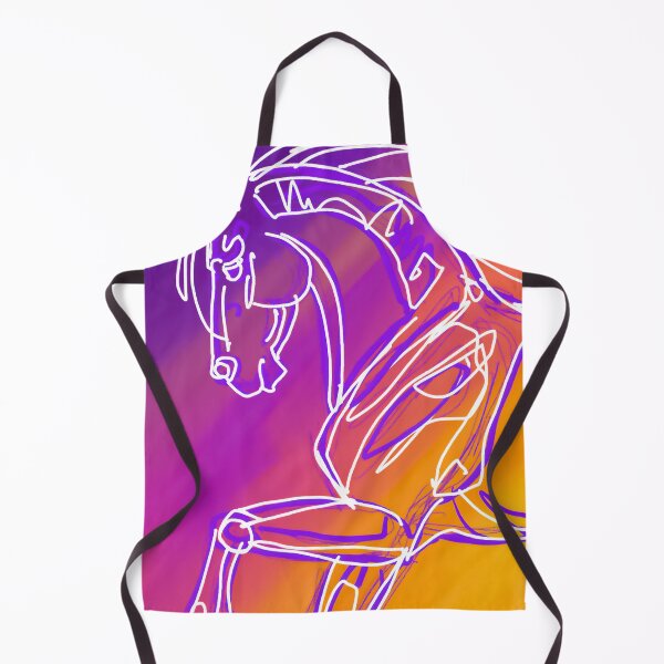 Item preview, Cantering Horse Sketch in Orange, Magenta and Purple designed and sold by DappledMoon.