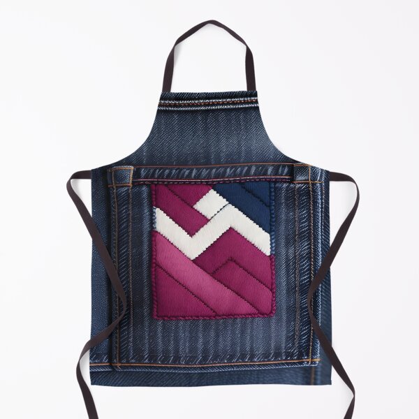 Item preview, Jeans clothes, fuchsia embroidered jeans 1 designed and sold by Kader101.