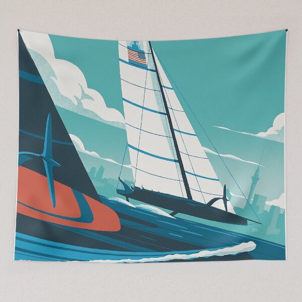Item preview, America's Cup American Magic Poster Auckland 2021  designed and sold by KELAPAGADING.