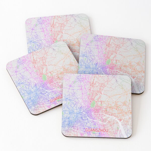 Item preview, Guangzhou City Map of Guangdong, China - Colorful designed and sold by deMAP.