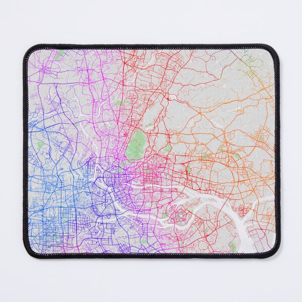 Item preview, Guangzhou City Map of Guangdong, China - Colorful designed and sold by deMAP.