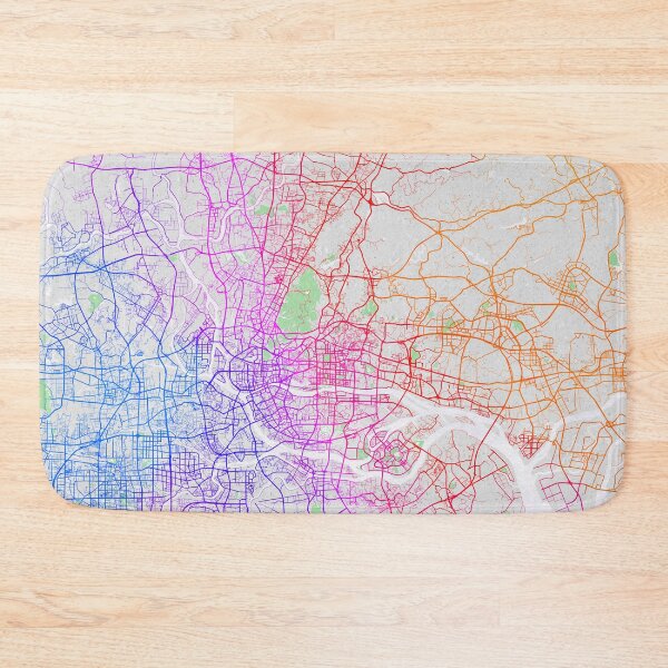Item preview, Guangzhou City Map of Guangdong, China - Colorful designed and sold by deMAP.