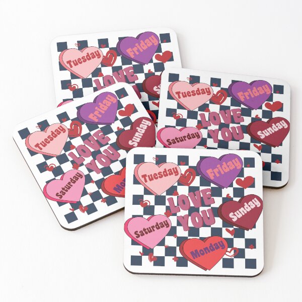 Item preview, Love You All Week Valentines Day designed and sold by PaintedPixels01.