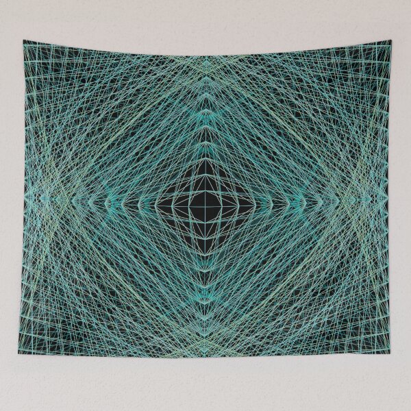 Item preview, Rectangular Pattern #4 Morph C [14678-Cyans-BB] designed and sold by LottMultimedia.