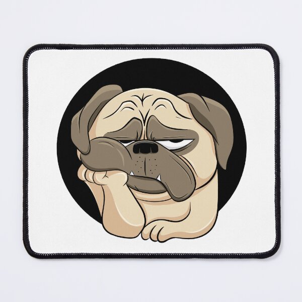 Item preview, bored pug designed and sold by KrustyKrafty.