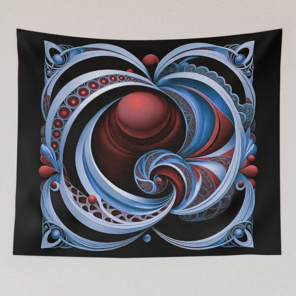 Item preview, Blue/Red Knot designed and sold by ephemerandom.