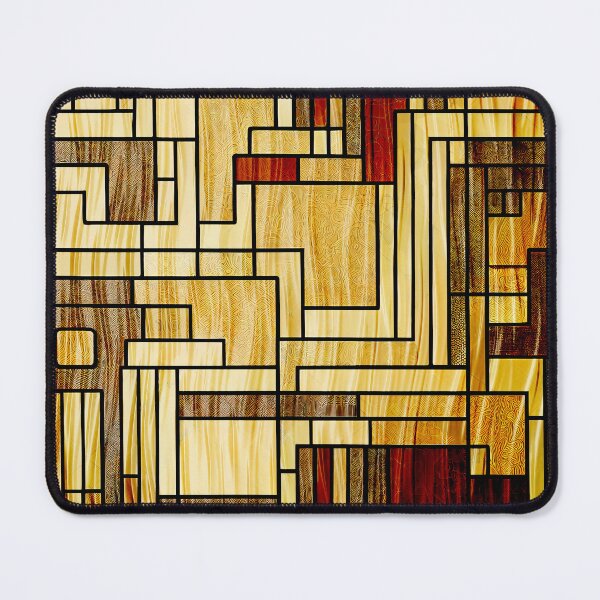 Item preview, Geometric Gold: Abstract Art Deco Fusion designed and sold by Varadar.