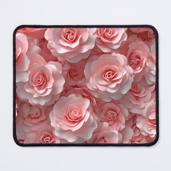 Item preview, 3D Pink Roses Seamless Pattern for Valentine's Day designed and sold by Apkdesigner.