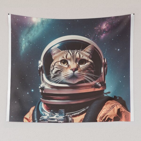 Artikelvorschau, 240114_01_Katzenkostüm_Weltraumkatze entworfen und verkauft von ESCAPZ.