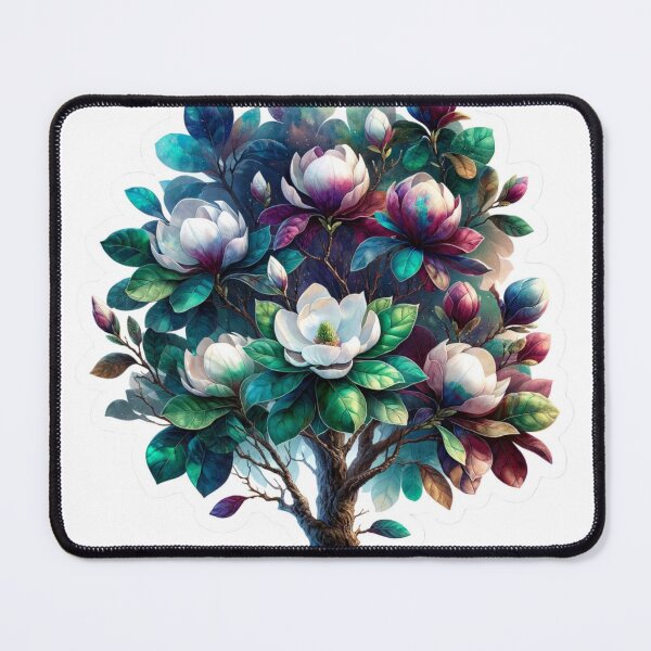 Item preview, Magnolia Bloom Tree Sticker Art designed and sold by mymagicstoreus.