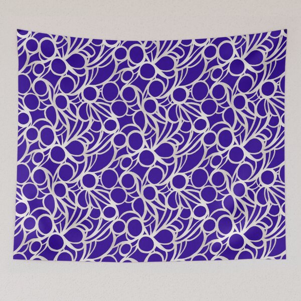 Item preview, Royal Cobalt: Intricate Circle Weave designed and sold by Varadar.
