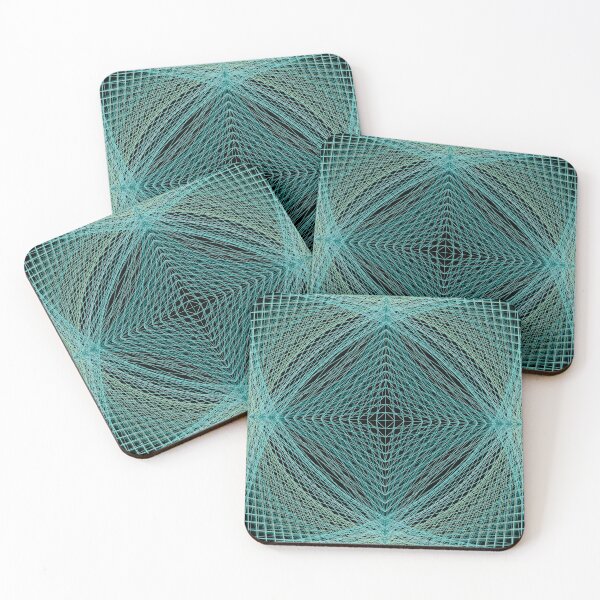 Item preview, Rectangular Pattern #4 Morph C [13396-Cyans-BB] designed and sold by LottMultimedia.