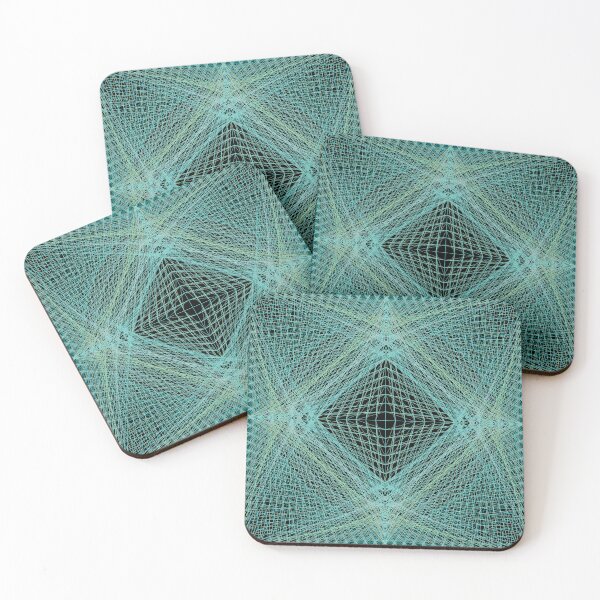 Item preview, Rectangular Pattern #4 Morph C [13596-Cyans-BB] designed and sold by LottMultimedia.