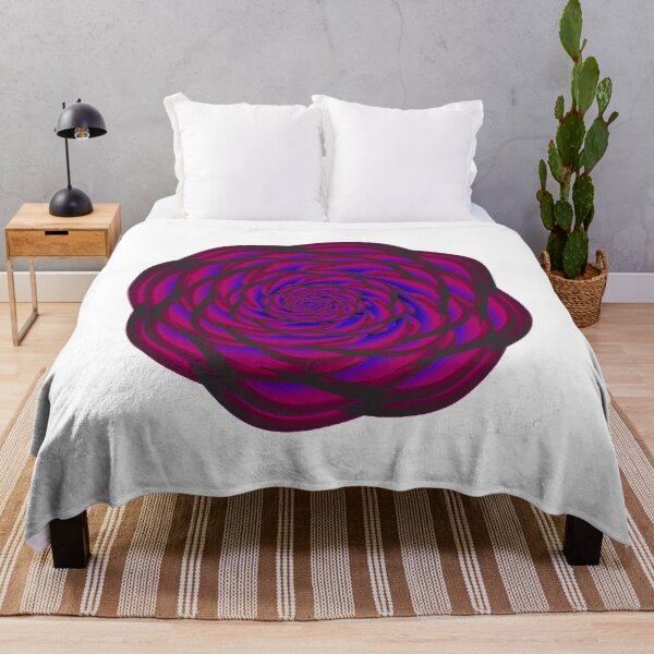 Item preview, Hand-drawn Pink and Blue Rose designed and sold by Victoria Rose.