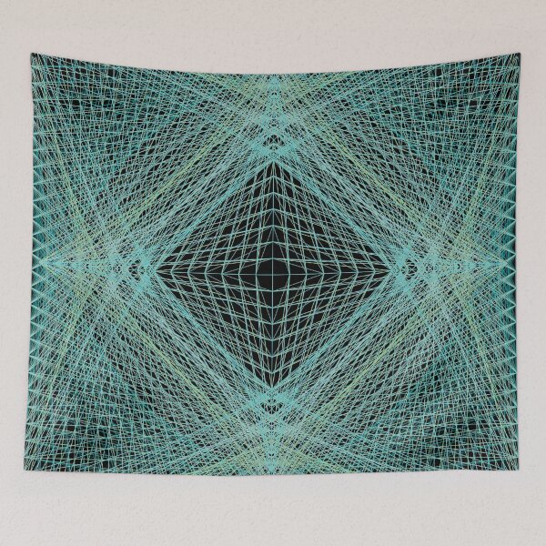 Item preview, Rectangular Pattern #4 Morph C [13596-Cyans-BB] designed and sold by LottMultimedia.