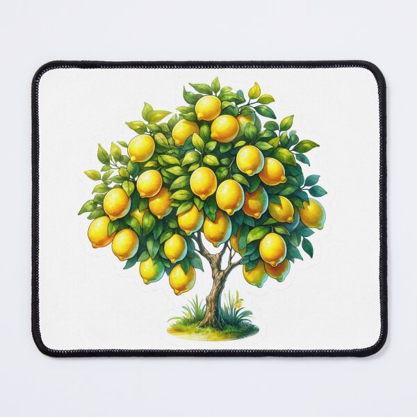 Item preview, Yellow  Lemon Bloom Tree Sticker Art designed and sold by mymagicstoreus.