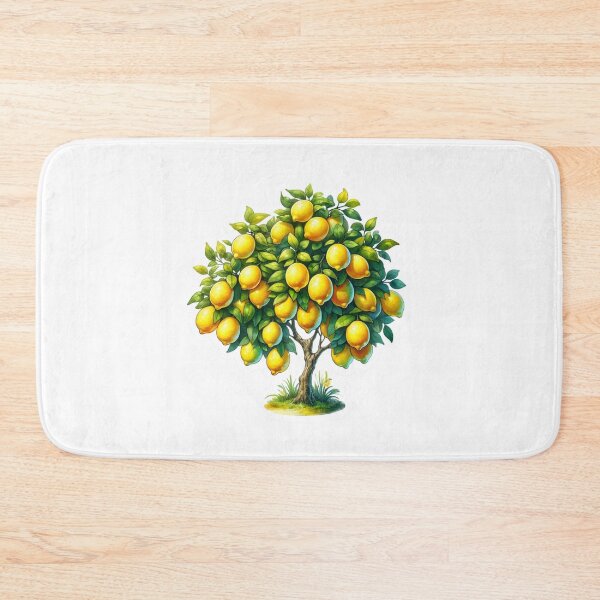 Item preview, Yellow  Lemon Bloom Tree Sticker Art designed and sold by mymagicstoreus.