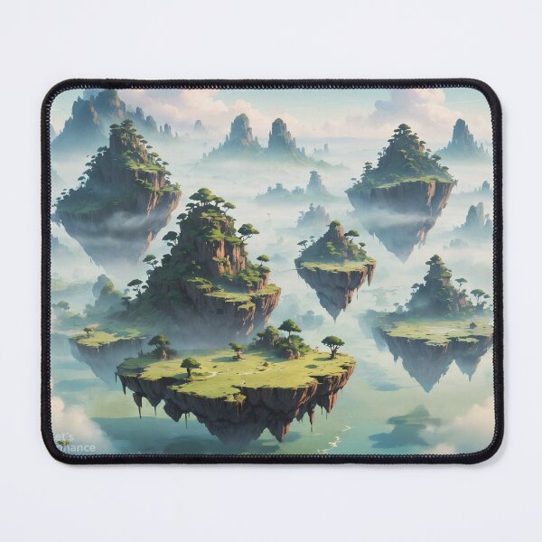 Item preview, Mystical floating islands designed and sold by InkStation24.