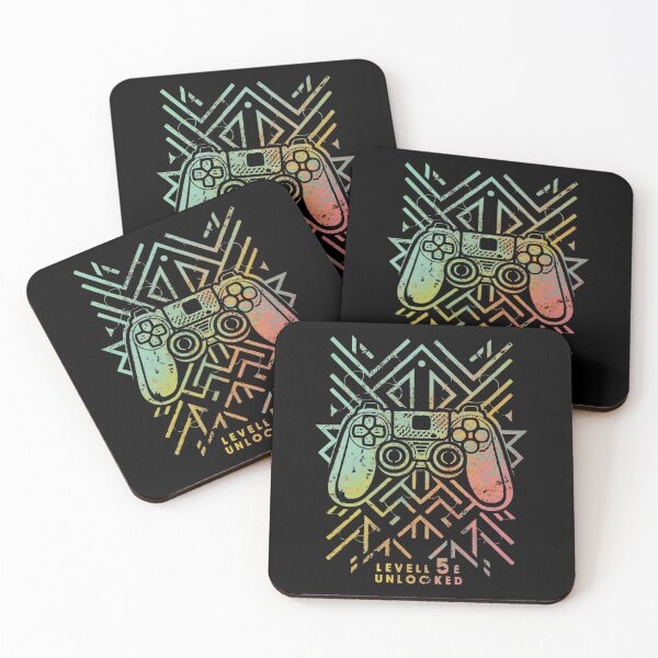 Item preview, A Gaming controller with geometric shapes designed and sold by DunuStore.