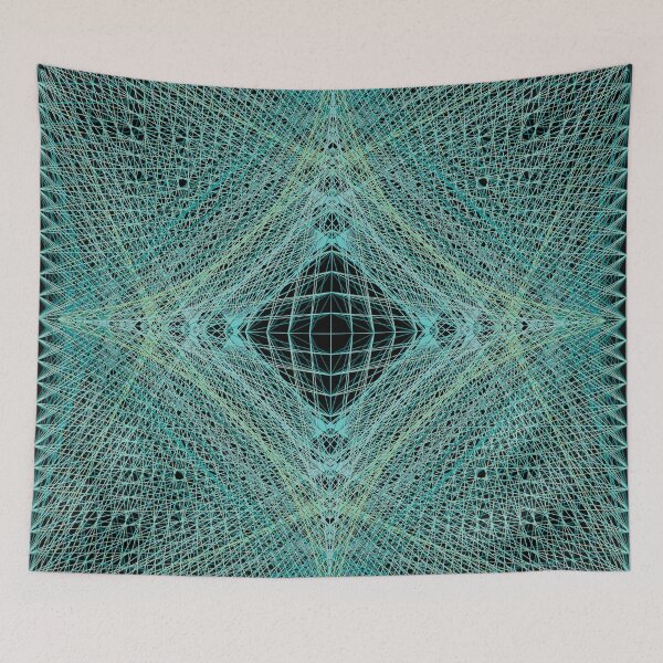 Item preview, Rectangular Pattern #4 Morph C [13696-Cyans-BB] designed and sold by LottMultimedia.